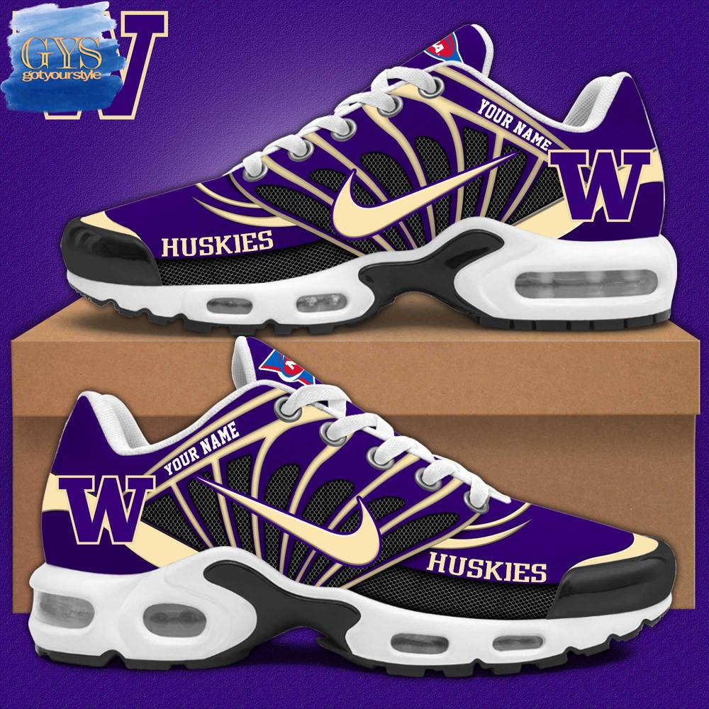 Washington Huskies Football Personalized Air Max Plus