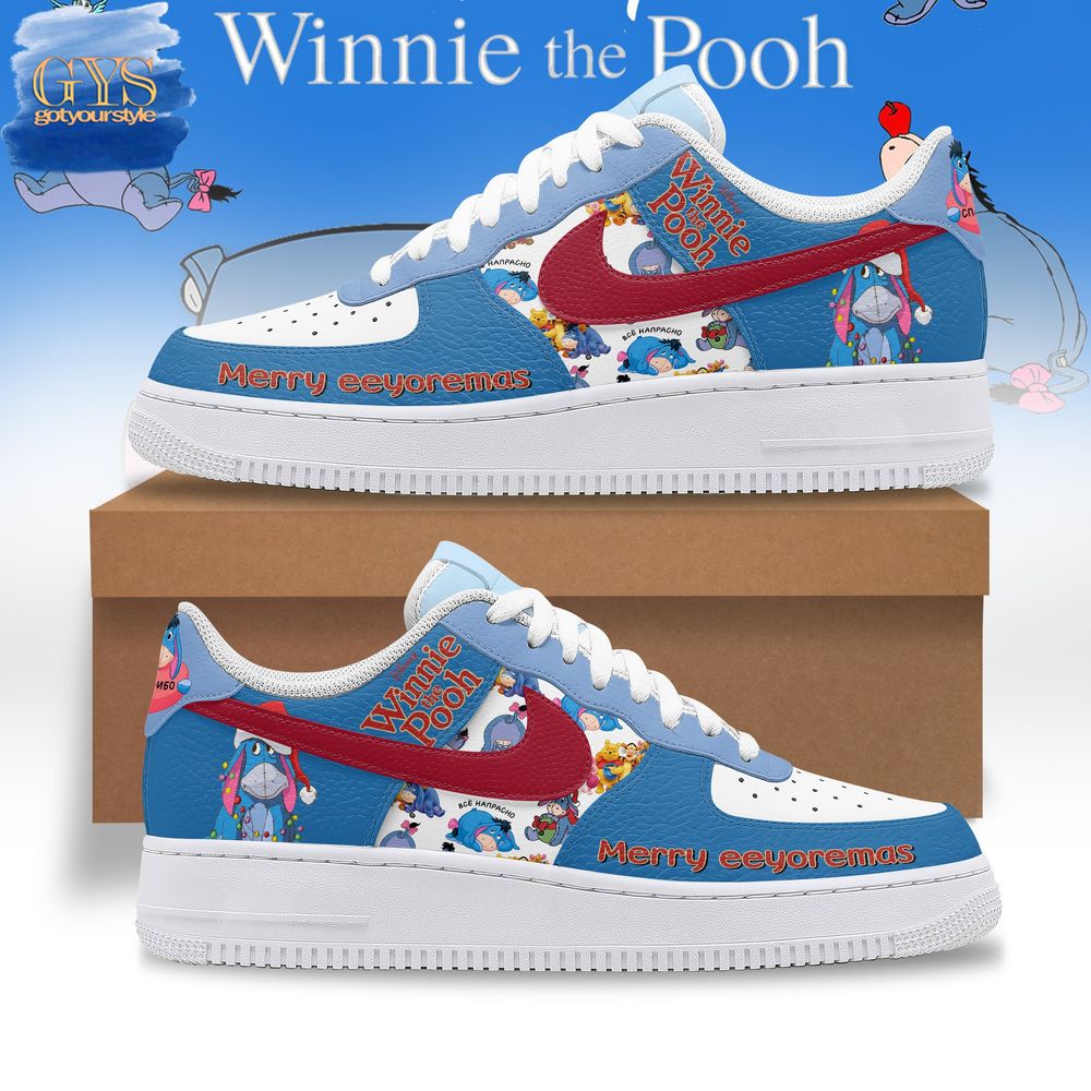 Winnie The Pooh Merry Eeyoremas Limited Nike Air Force 1