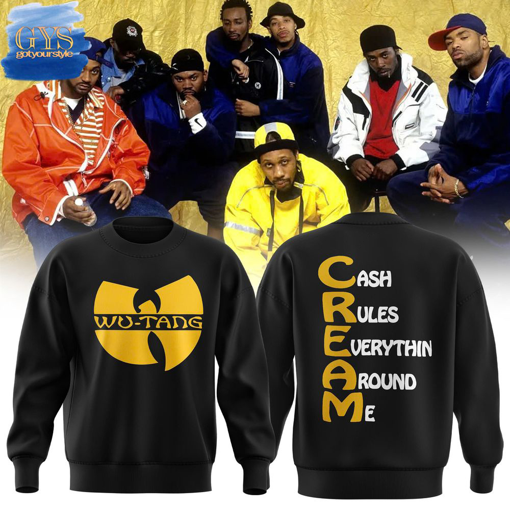 Wu-Tang Clan C.R.E.A.M. Limited Edition Black Sweatshirt