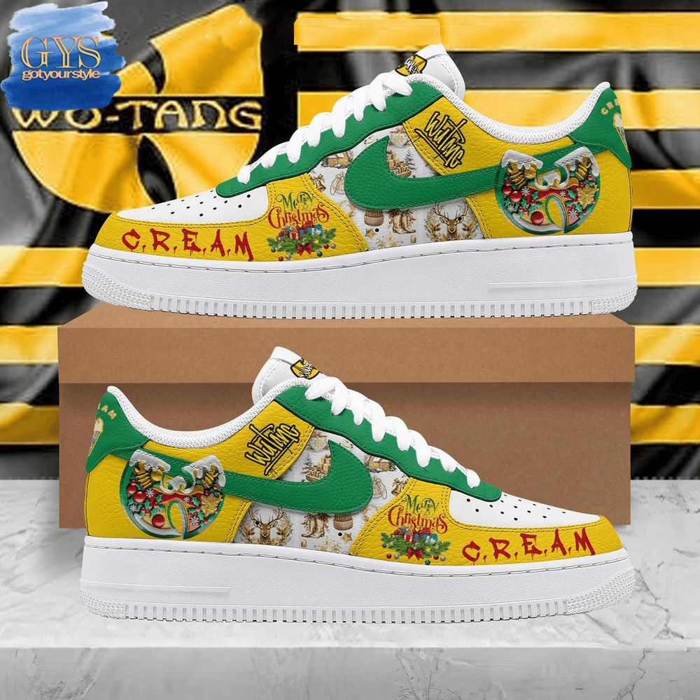 Wu-Tang Clan Cream Merry Christmas Limited Edition Air Force 1