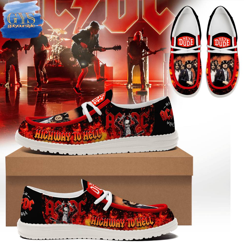 ACDC Highway To Hell Hey Dude Shoes