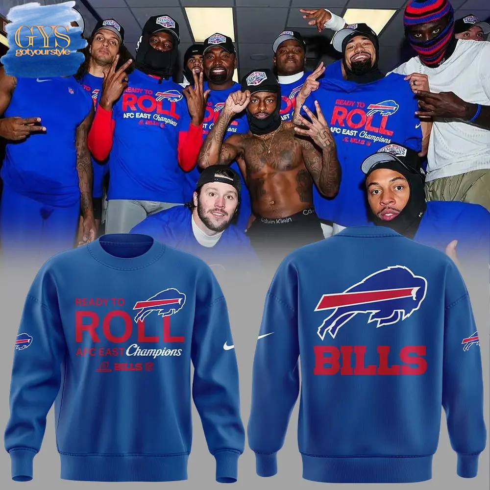 Buffalo Bills Ready To Roll AFC East Champions Limited Edition Sweatshirt