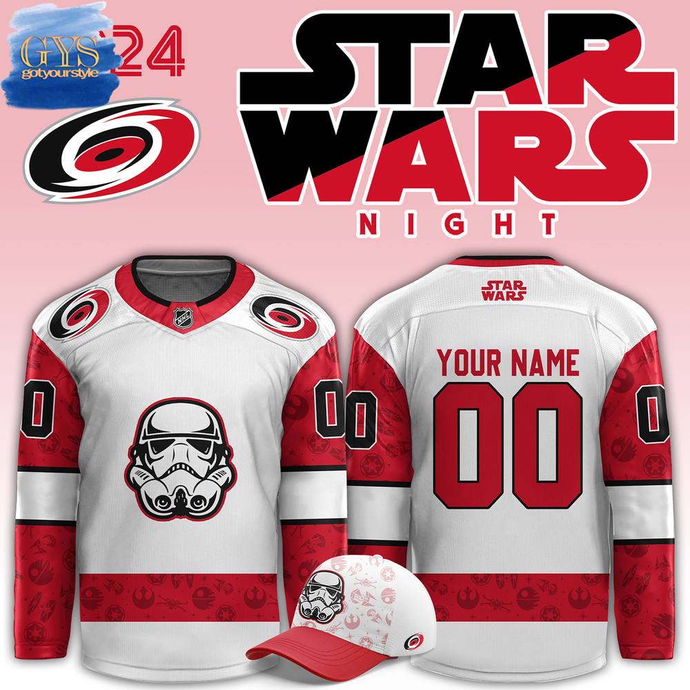 Carolina Hurricanes x Star Wars Night 2024 Limited Edition Jersey