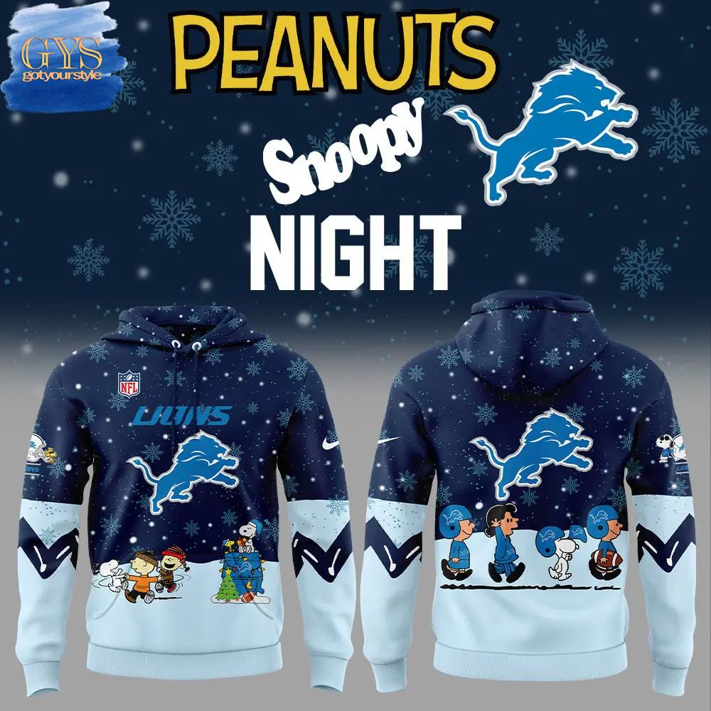 Detroit Lions x Peanuts And Snoopy Limited Edition Nike Hoodie