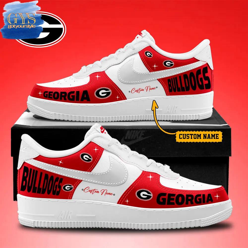 Georgia Bulldogs Special Limited Edition Nike Air Force 1 Sneakers