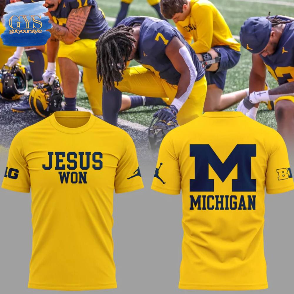 Michigan Wolverines Jesus Won Limited Edition T-Shirt