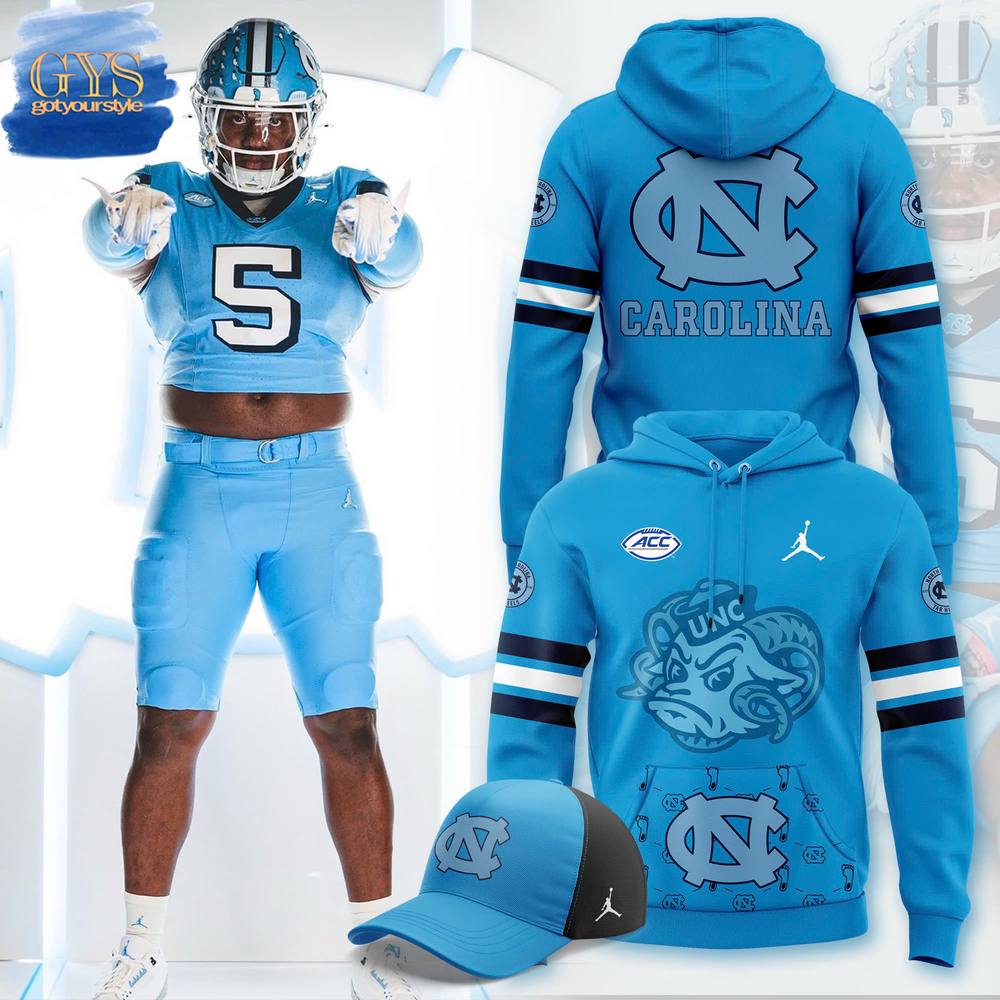 North Carolina Tar Heels 2024 Throwback Limited Edition Hoodie