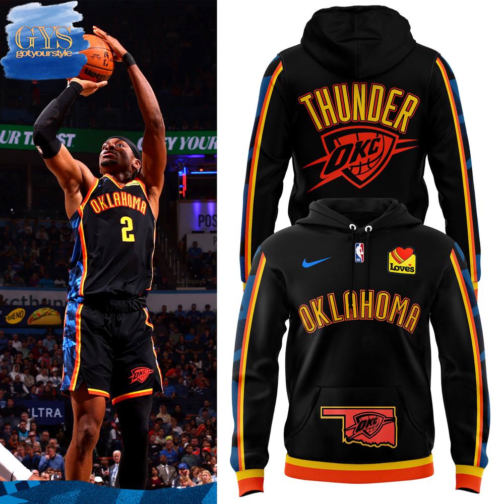 Oklahoma City Thunder City Edition Swingman 2024 Limited Hoodie