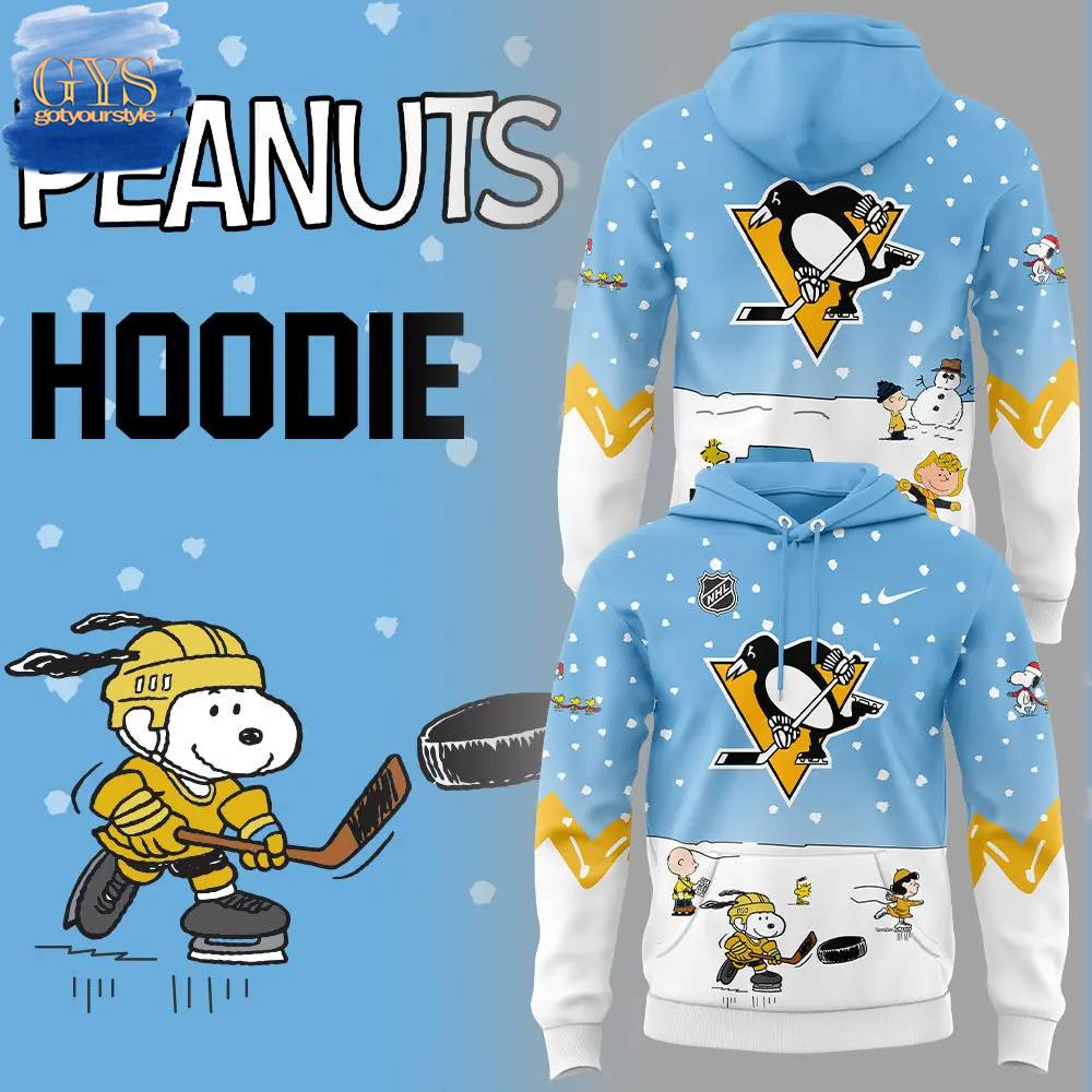 Pittsburgh Penguins Peanuts And Snoopy Night Limited Edition Hoodie