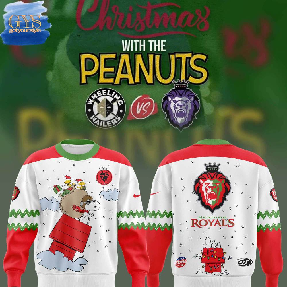 Reading Royals Christmas Peanuts Limited Edition Sweatshirt