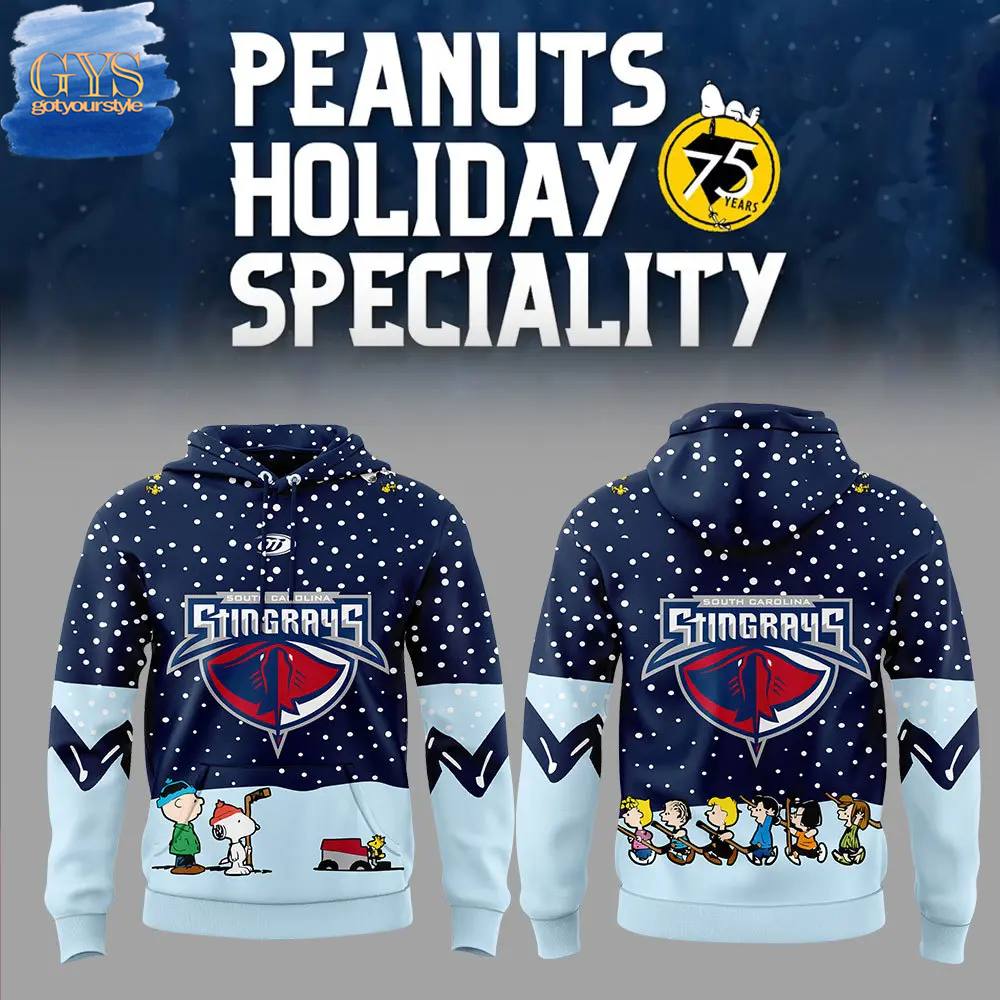 South Carolina Stingrays Peanuts Night Special Edition Hoodie