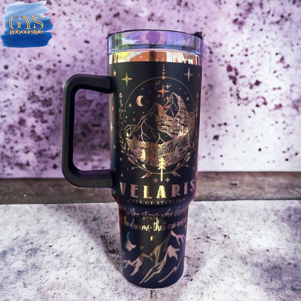 Velaris City of Starlight 40 Oz Handle Tumbler