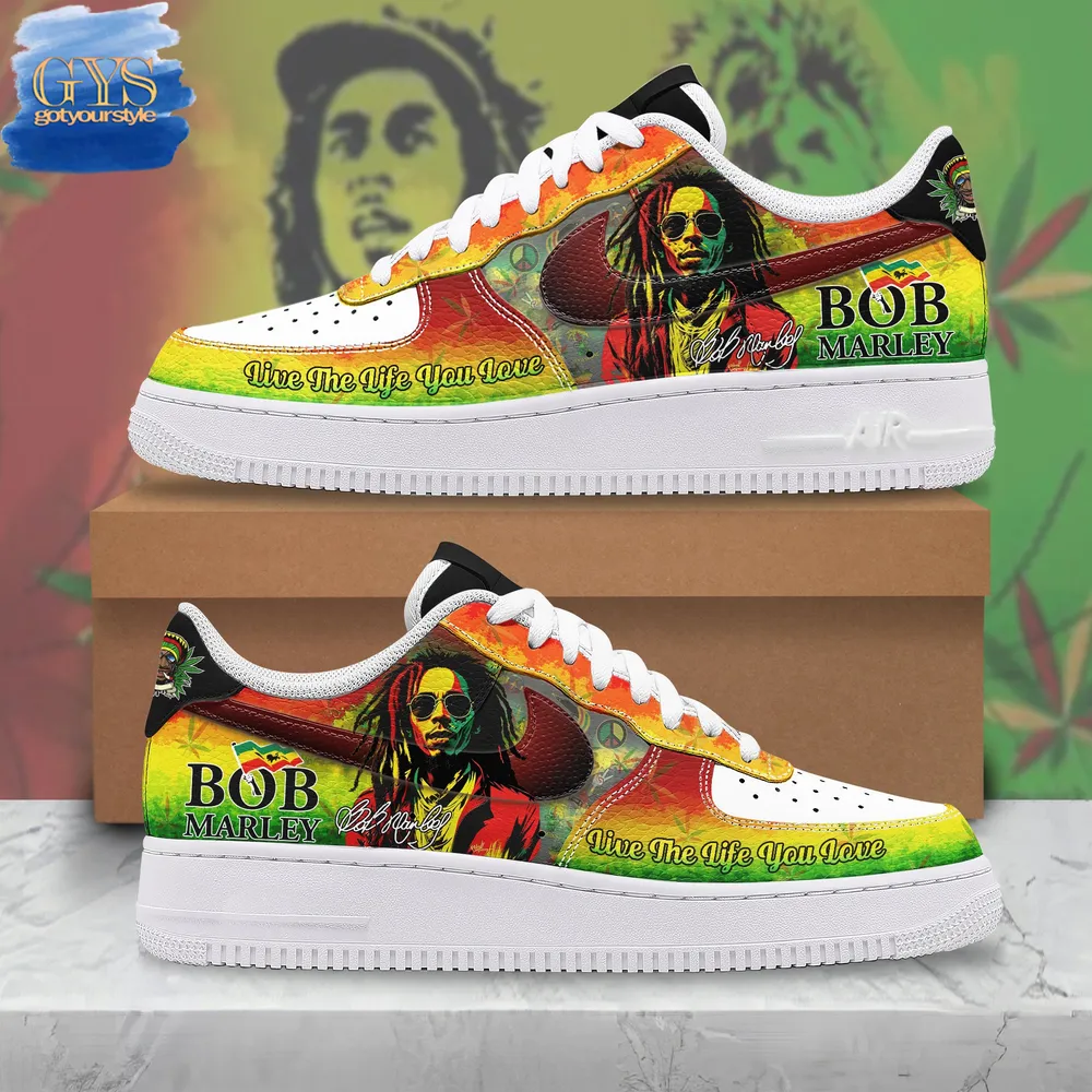 Bob Marley Live The Life You Love Air Force 1