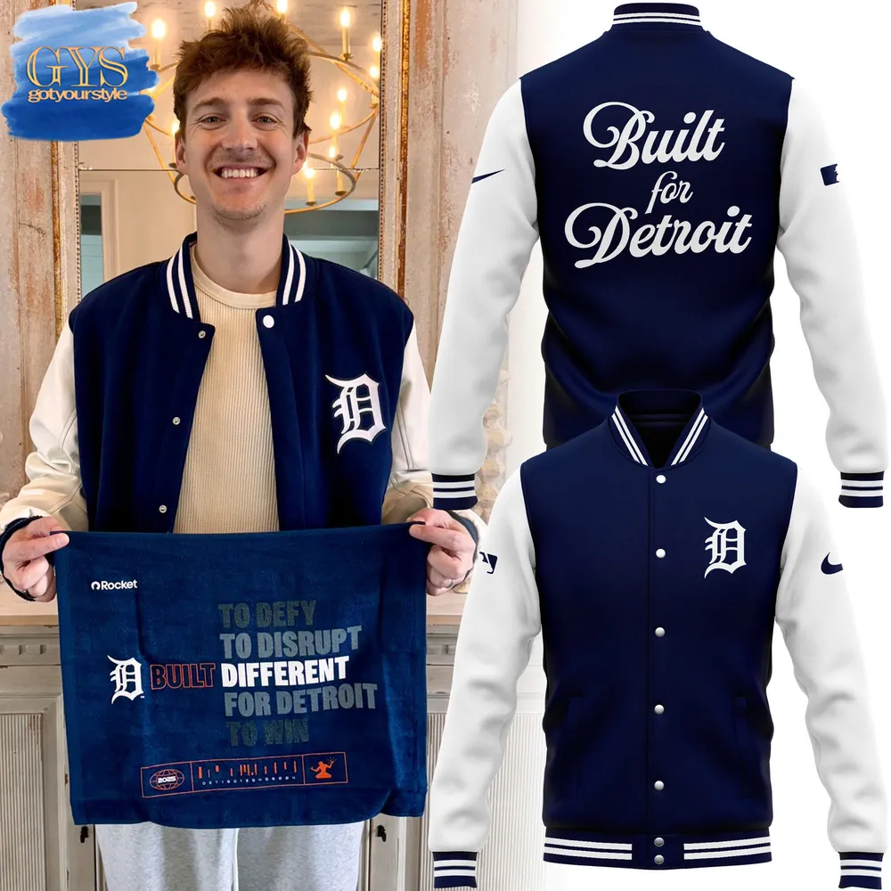 Detroit Tigers Built For Detroit Jacket