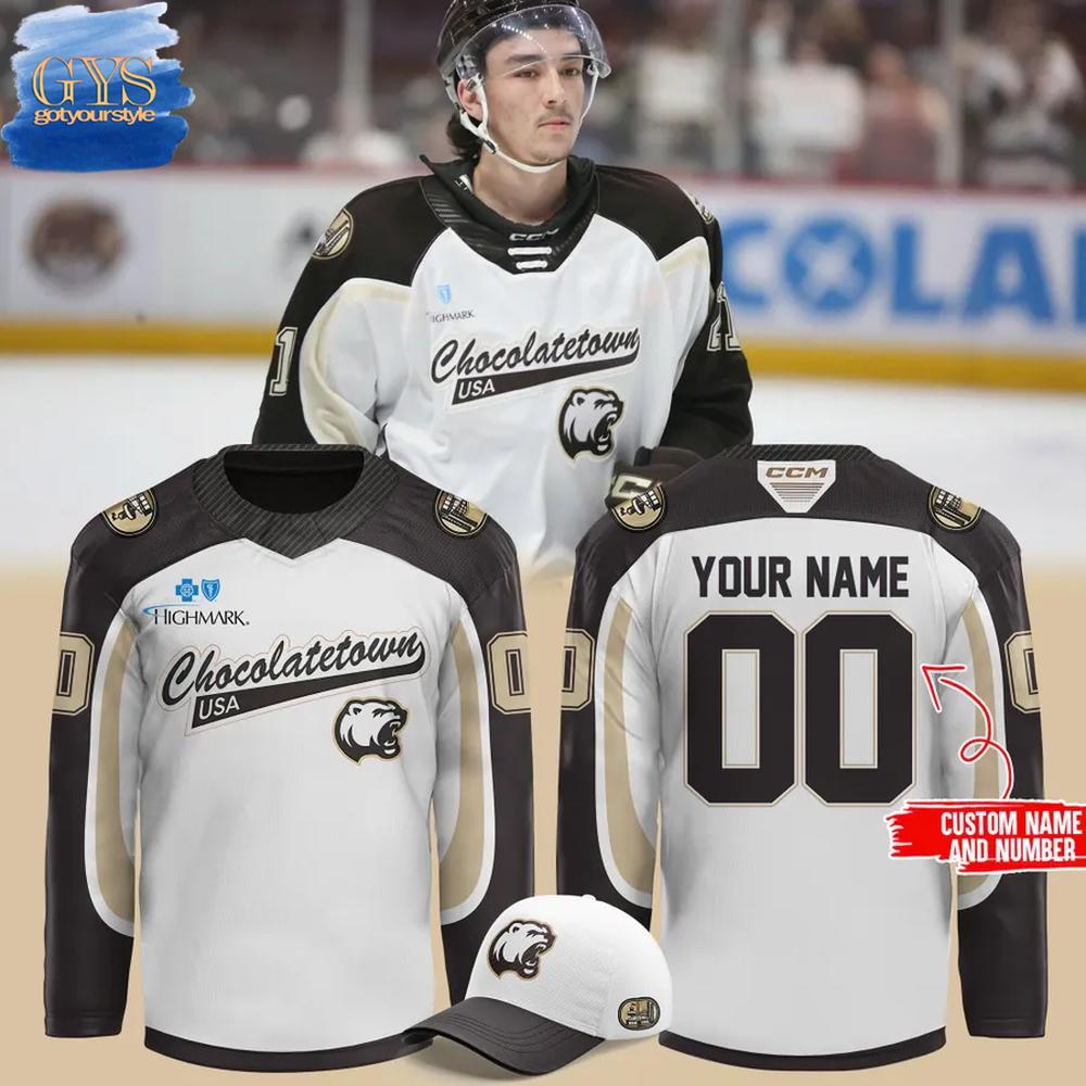Hershey Bears Chocolatetown 2025 Limited Edition Hockey Jersey