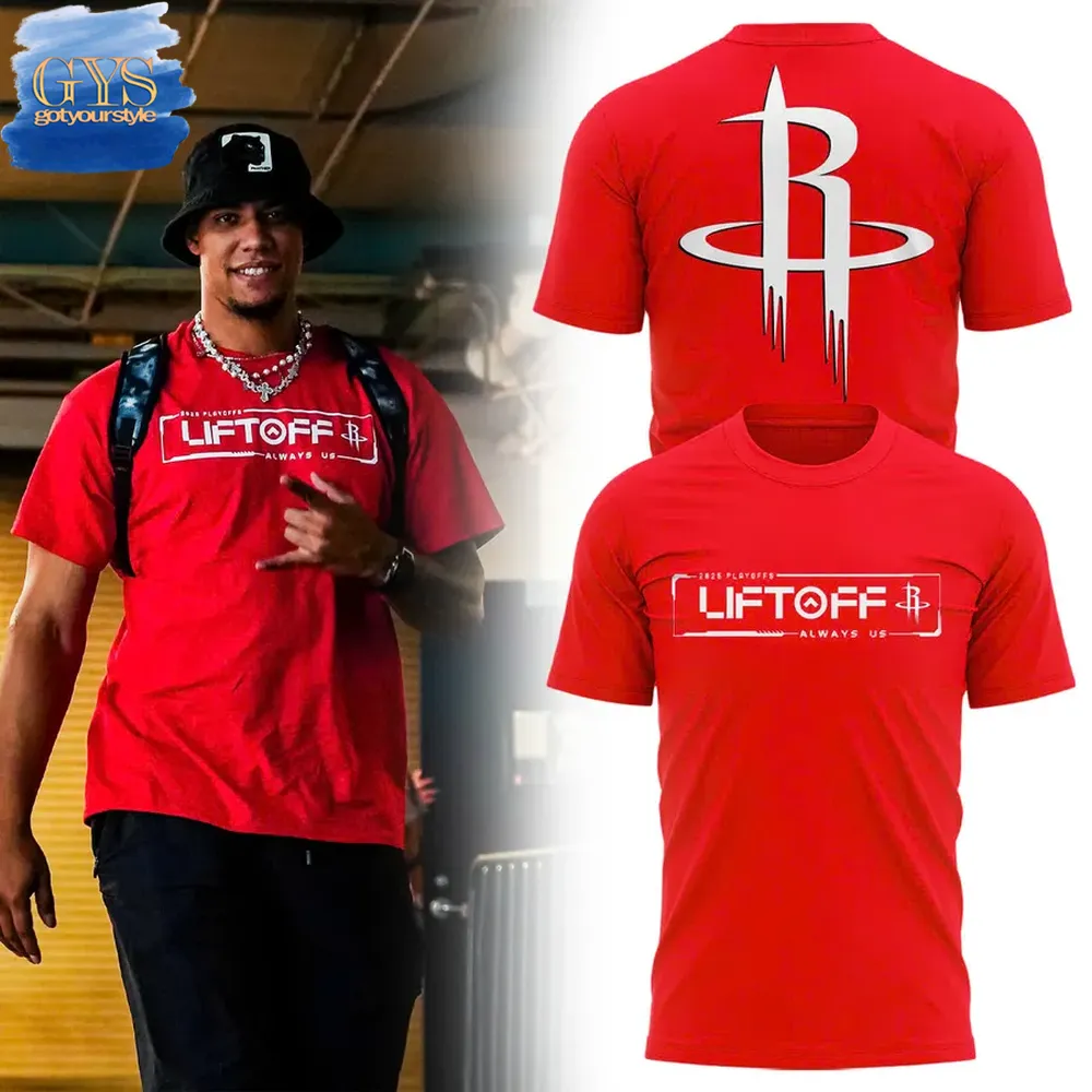 Houston Rockets LIFT OFF 2025 Playoffs Limited Edition T-Shirt