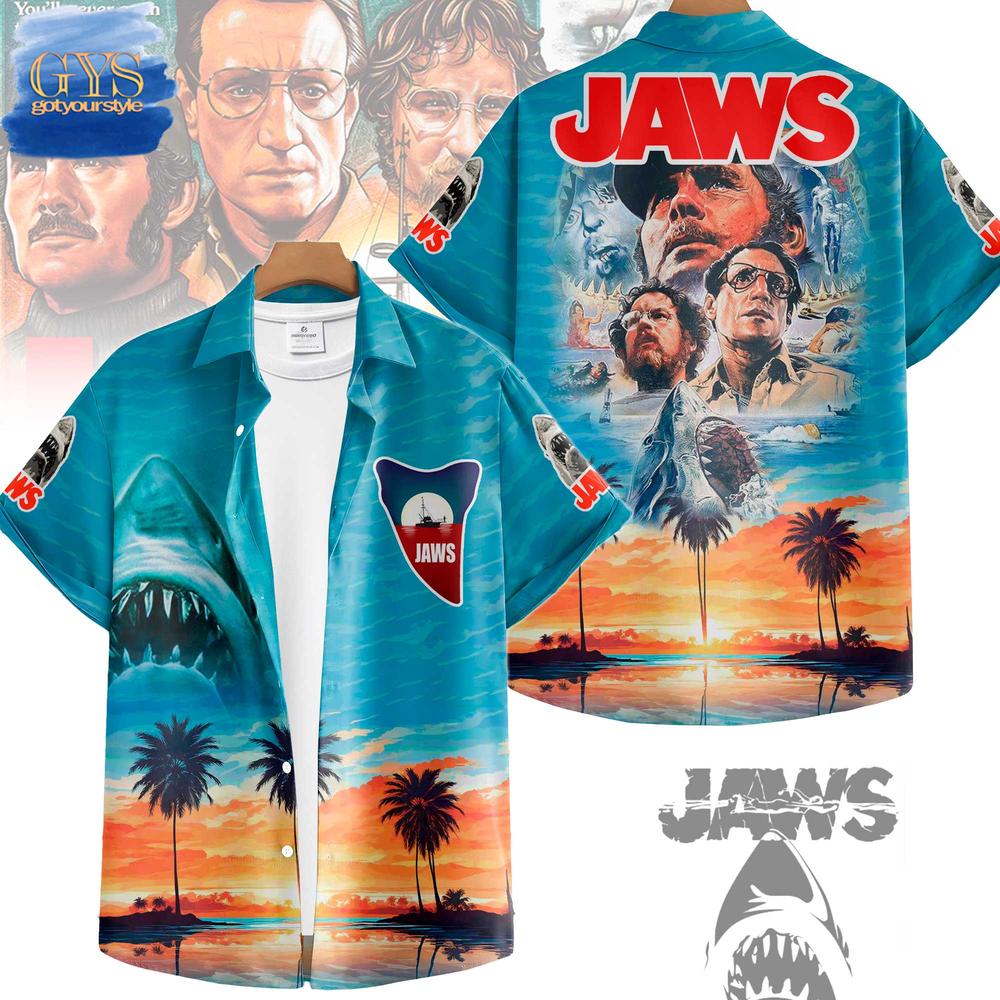 Jaws 50th Anniversary Hawaiian Shirt