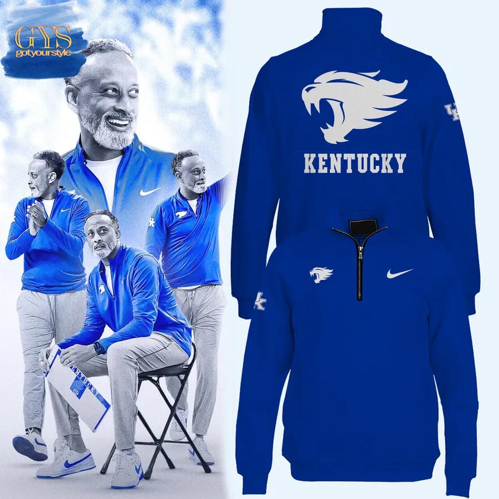 Kenny Brooks NATIONAL COACH OF THE YEAR Quarter Zip Sweatshirt