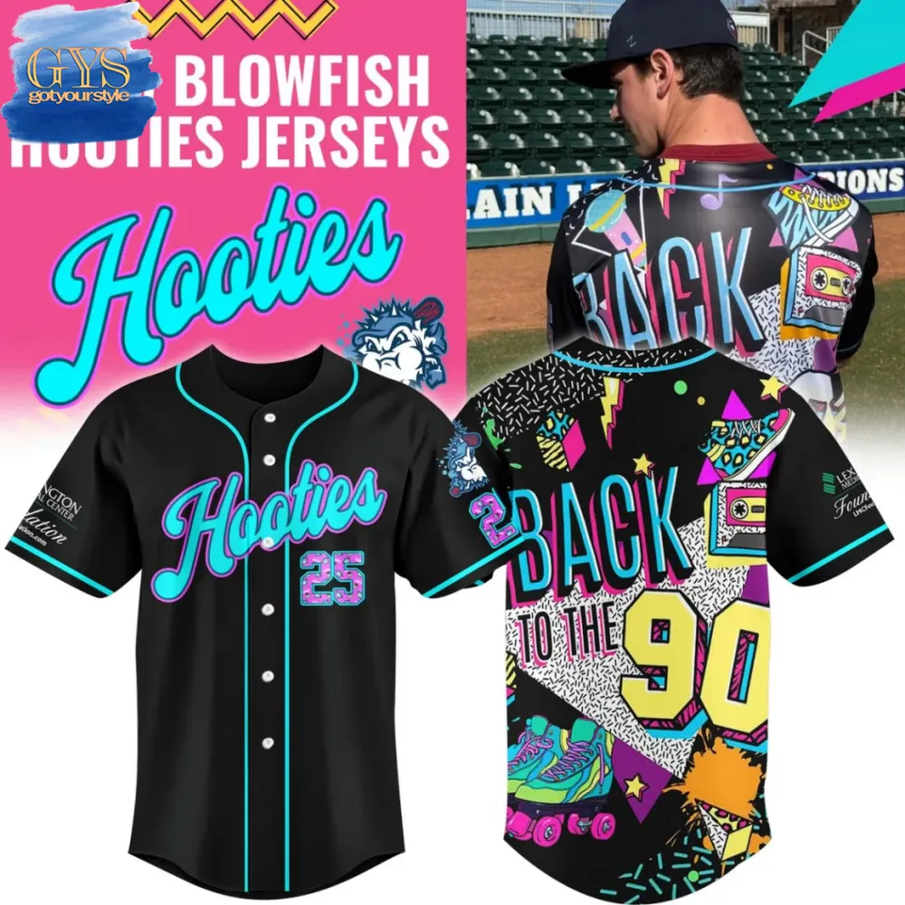 Lexington County Blowfish x Hooties “Back to the 90s” Special Edition Baseball Jersey