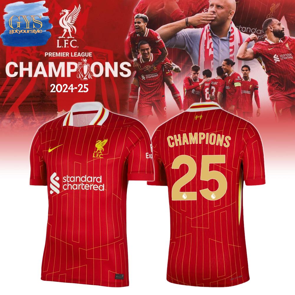 Liverpool FC 2025 Premier League Champions Limited Edition Jersey