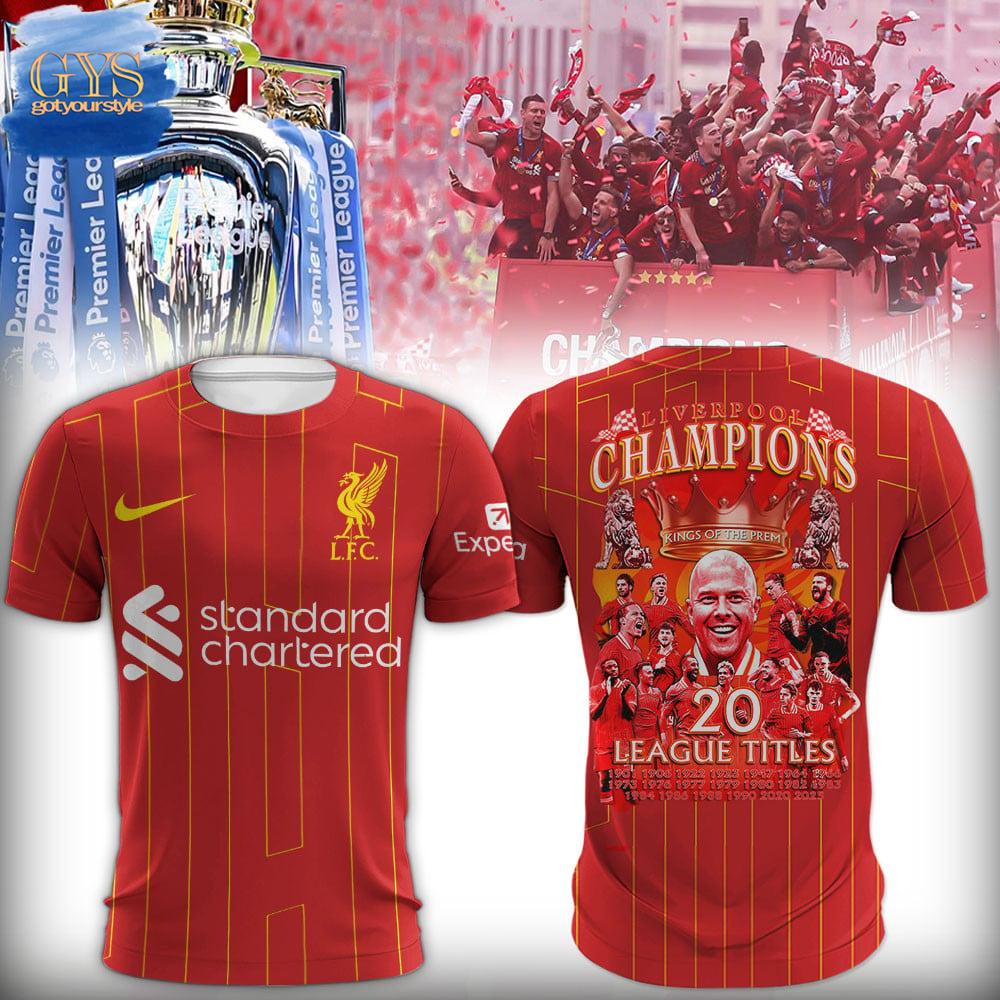 Liverpool FC Premier League Champions 2025 Merchandise