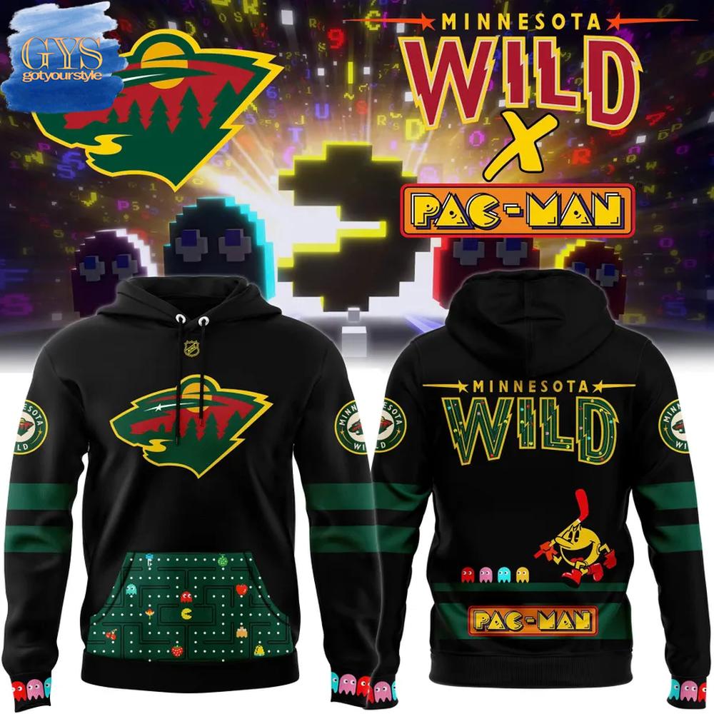 Minnesota Wild x Pac-Man Limited Edition Hoodie