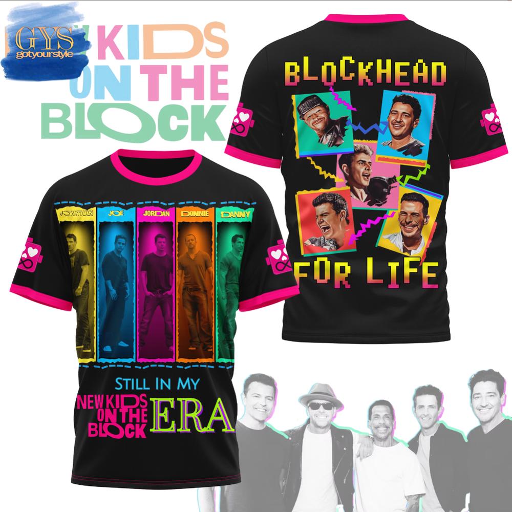 NKOTB BLOCKHEAD For Life T-Shirt