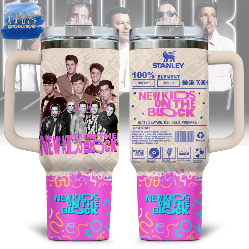 New Kids On The Block 2025 Special Edition 40 Oz Stanley Cup
