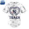 New York Yankees Teacher Appreciation Limited Edition Baseball Jersey 3