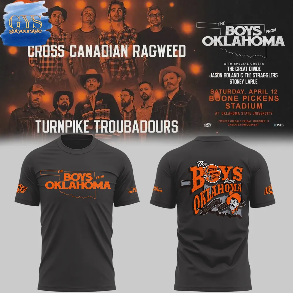 Oklahoma State Cowboys The Boys From Oklahoma Black Shirt
