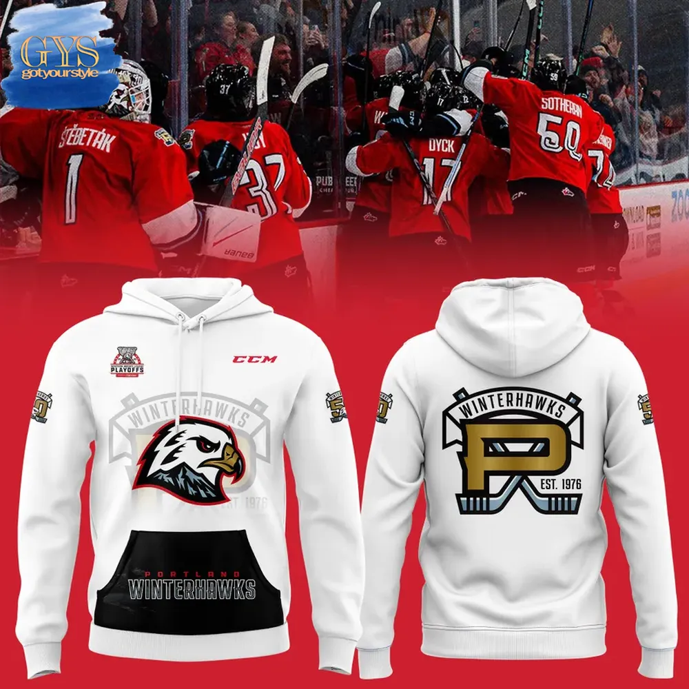 Portland Winterhawks WHL Playoffs 2025 Limited Edition Hoodie