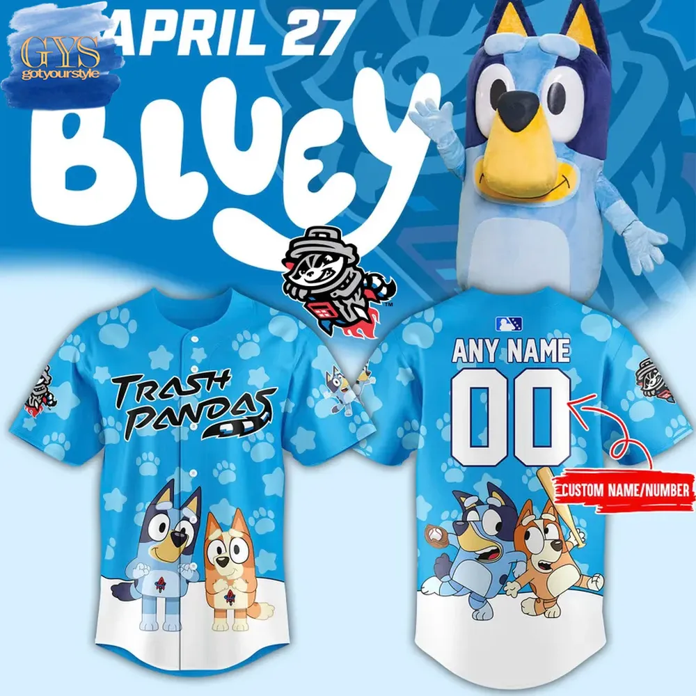 Rocket City Trash Pandas Bluey Night Limited Edition Jersey