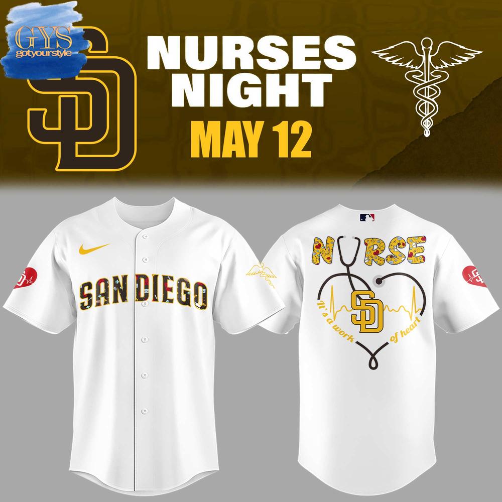 San Diego Padres Nurses Night Baseball Jersey
