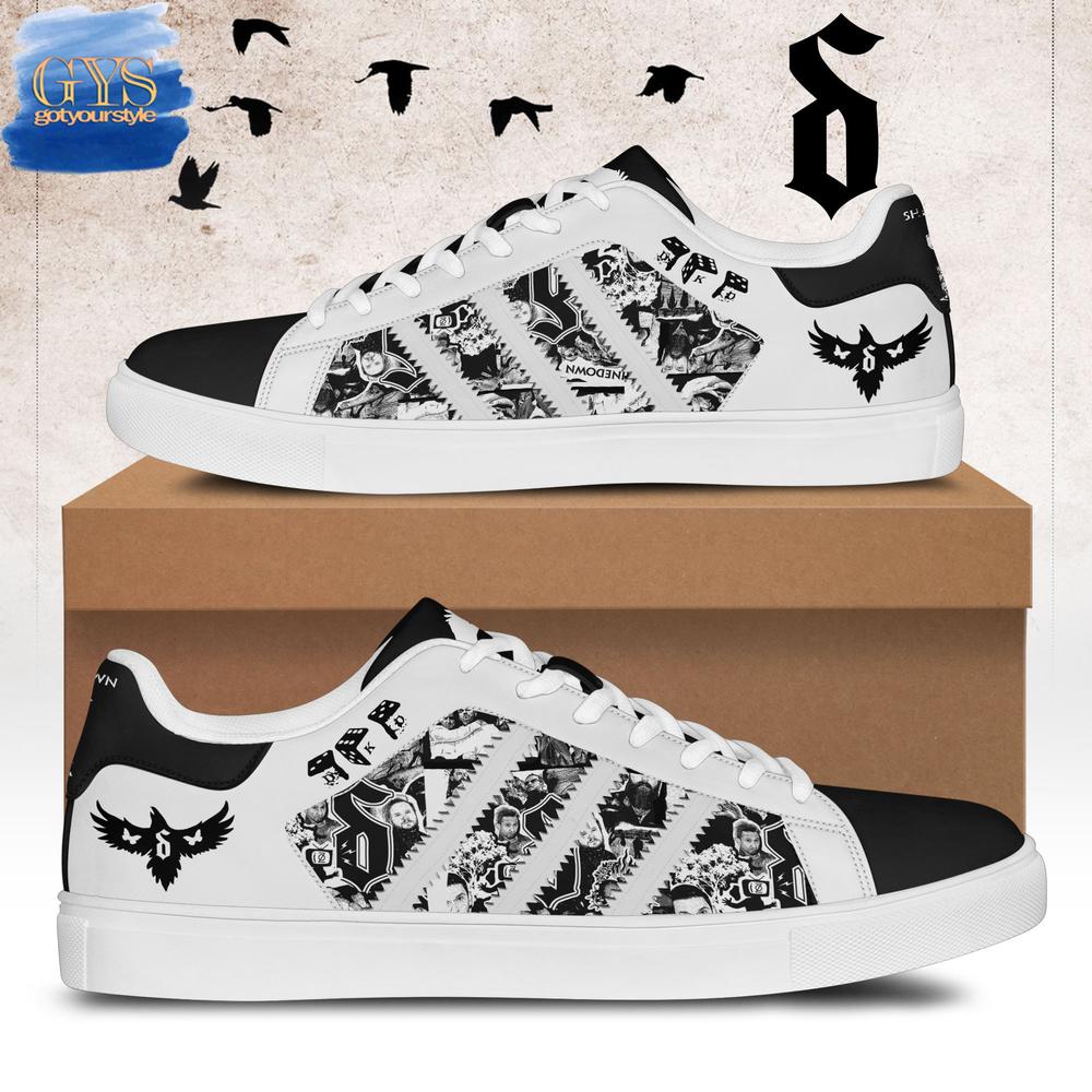 Shinedown Rock Band Black And White Stan Smith Shoes