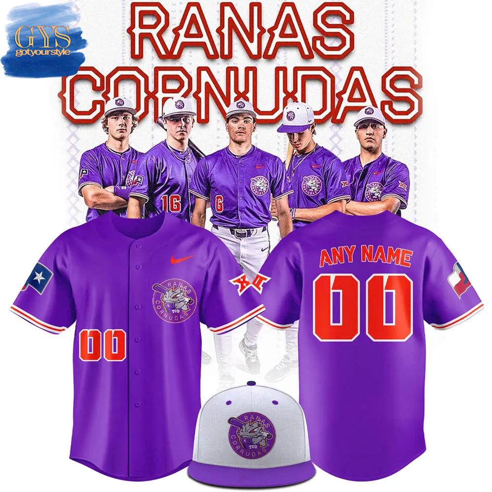 TCU Baseball x Ranas Cornudas 2025 Limited Edition Baseball Jersey