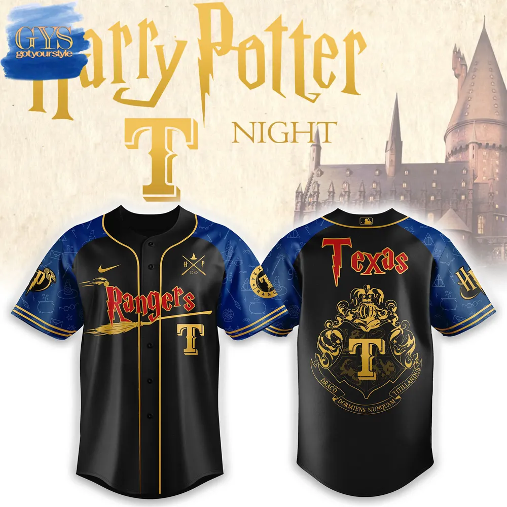 Texas Rangers Harry Potter Night Heritage Limited Edition Jersey