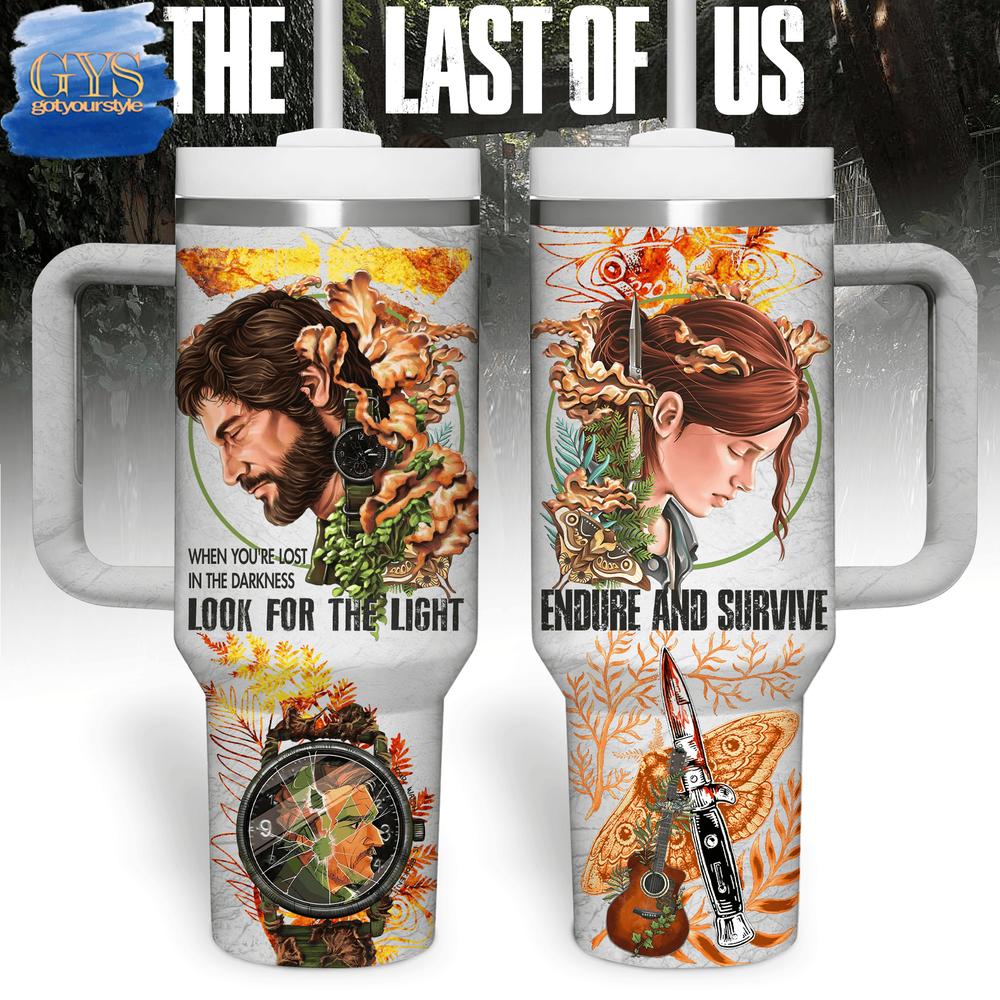 The Last Of Us Look For The Light 40 Oz Handle Tumbler Cup