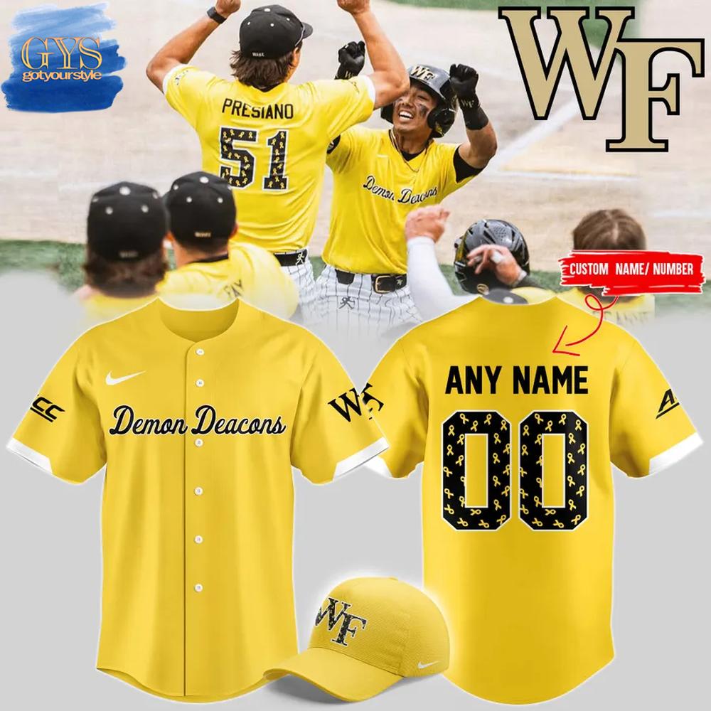 Wake Forest x Brenner Limited Edition Baseball Jersey 2025