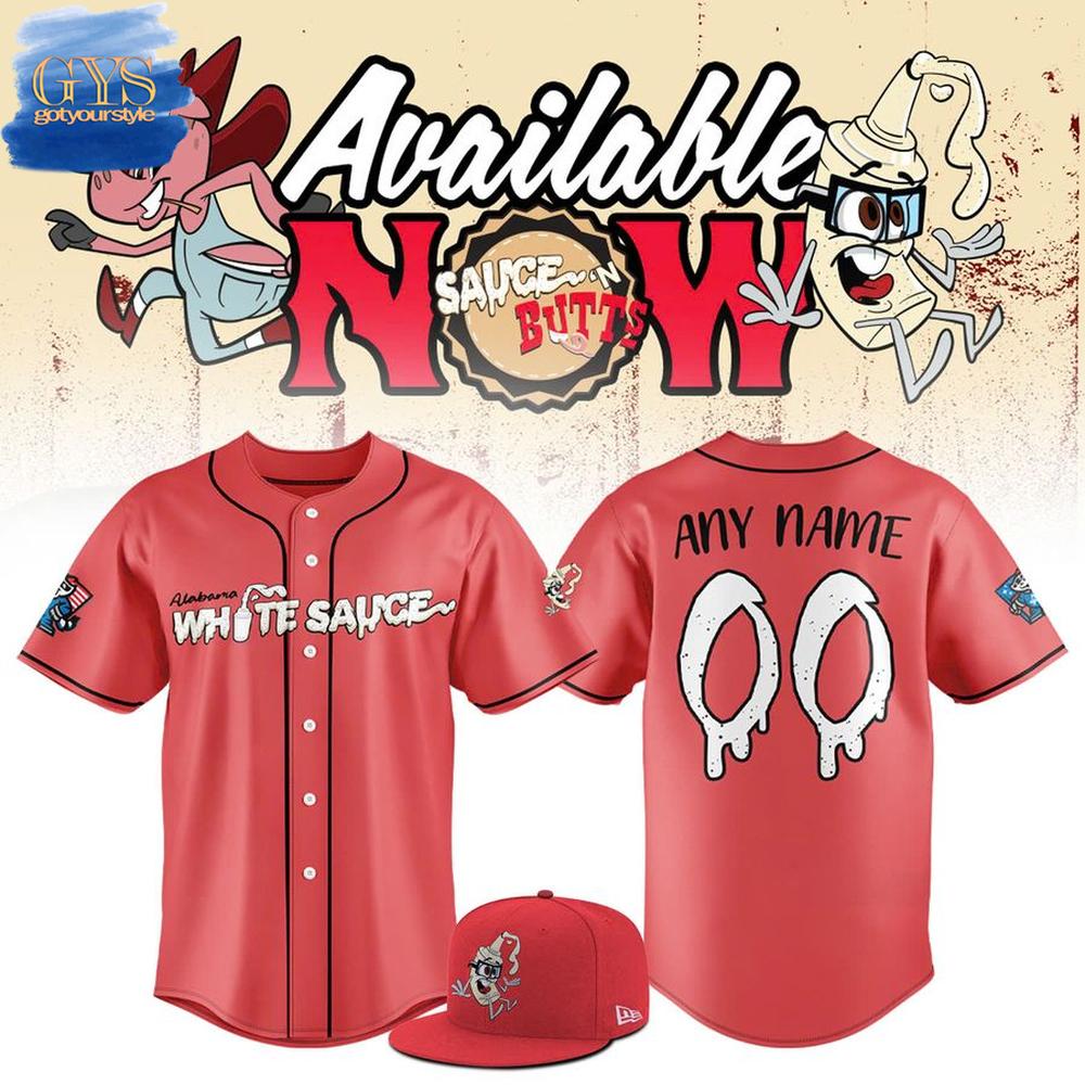 Alabama White Sauce Rocket City Trash Pandas Limited Edition Baseball Jersey