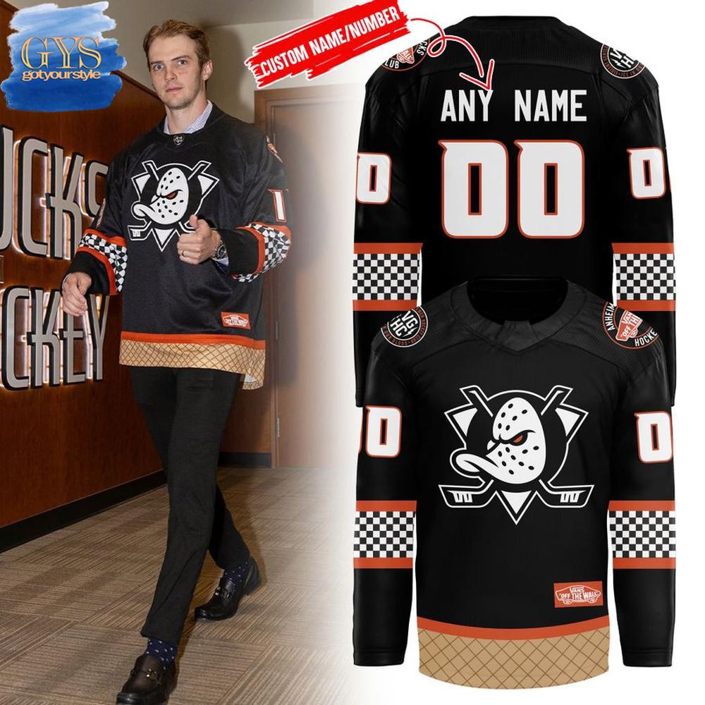 Anaheim Ducks x Vans Limited Personalized Hockey Jersey