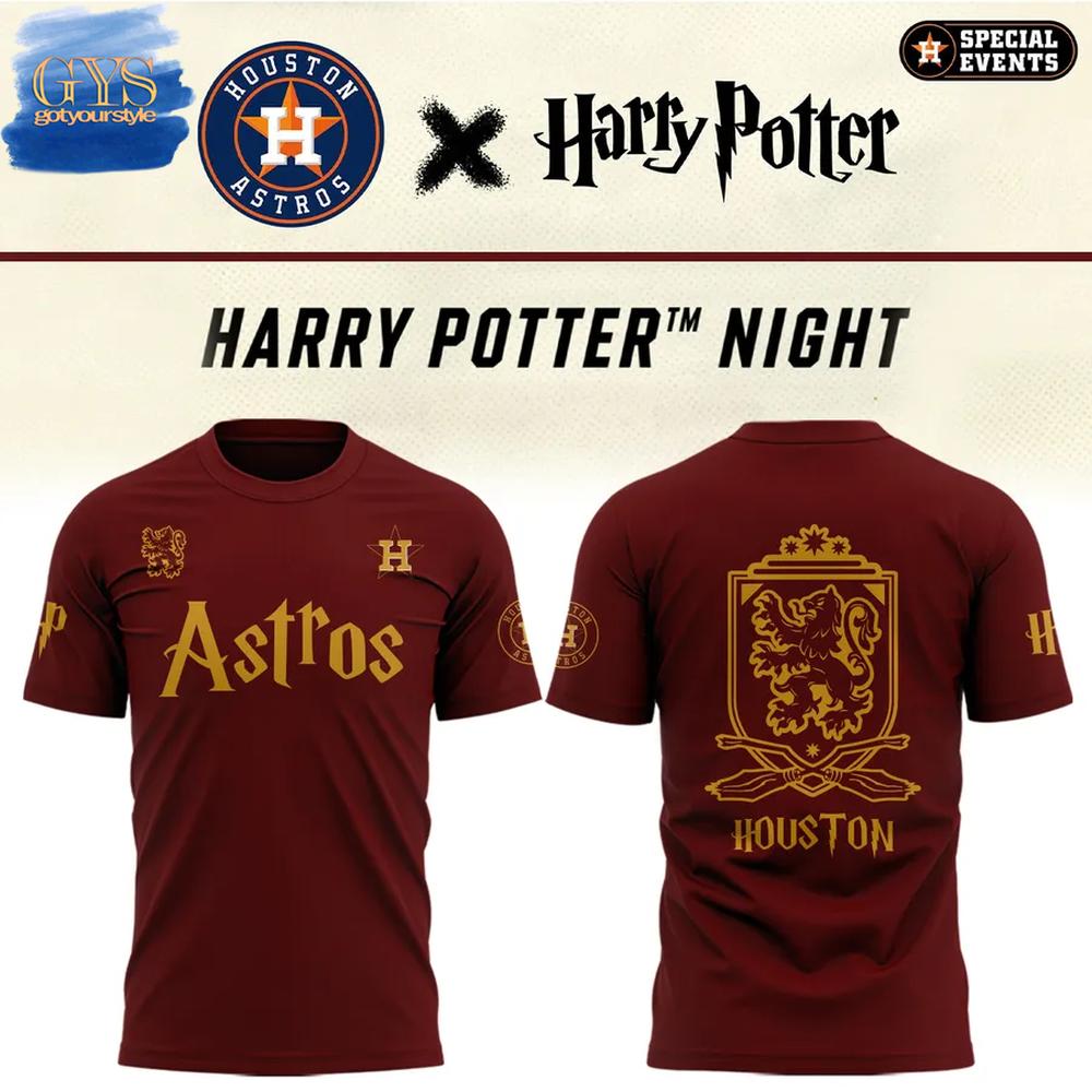 Astros x Harry Potter Night Limited Edition T-Shirt 2025