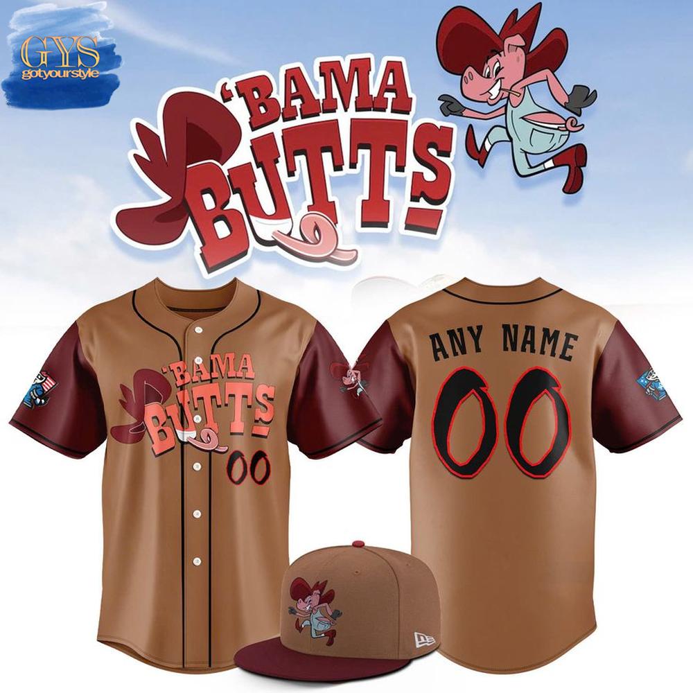 Bama Butts Rocket City Trash Pandas Limited Edition Baseball Jersey