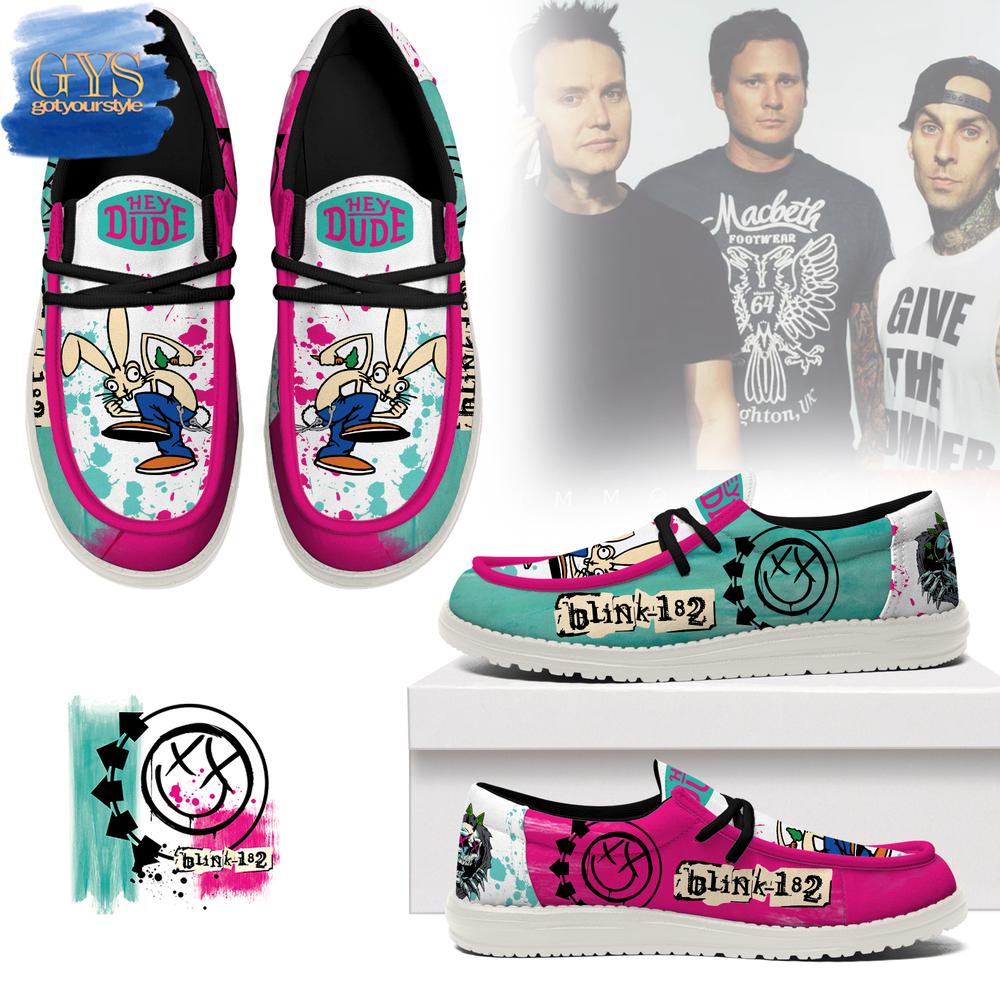 Blink-182 Skanking Bunny Limited Edition Hey Dude Shoes