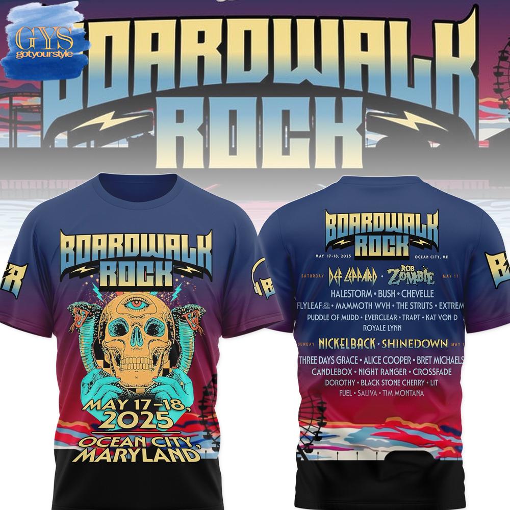 Boardwalk Rock Ocean City Limited Edition Merchandise