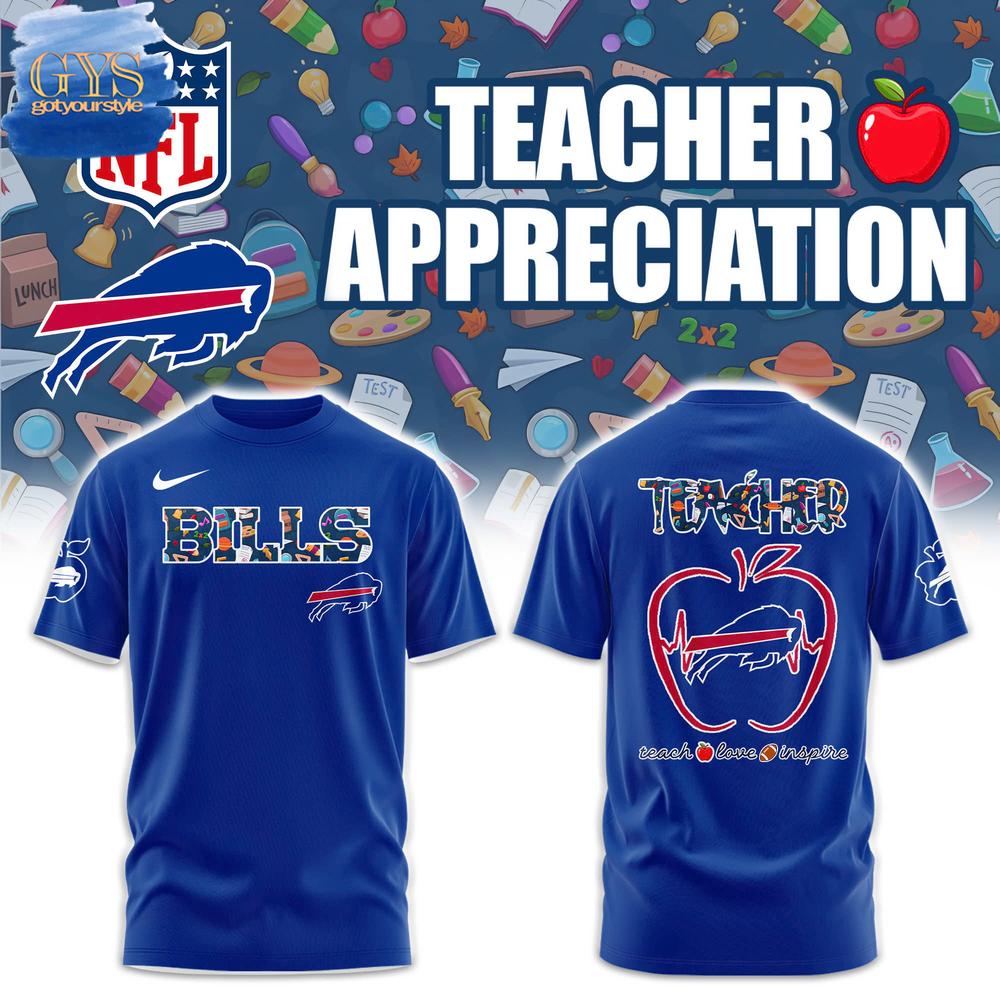 Buffalo Bills TEACHER APPRECIATION NIGHT Merch Collection