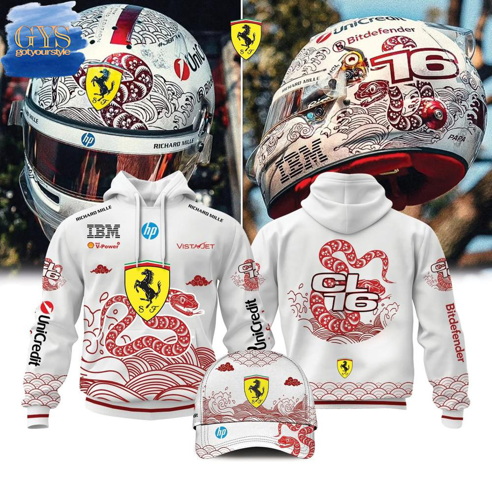 Charles Leclerc Ferrari F1 Limited Edition Hoodie