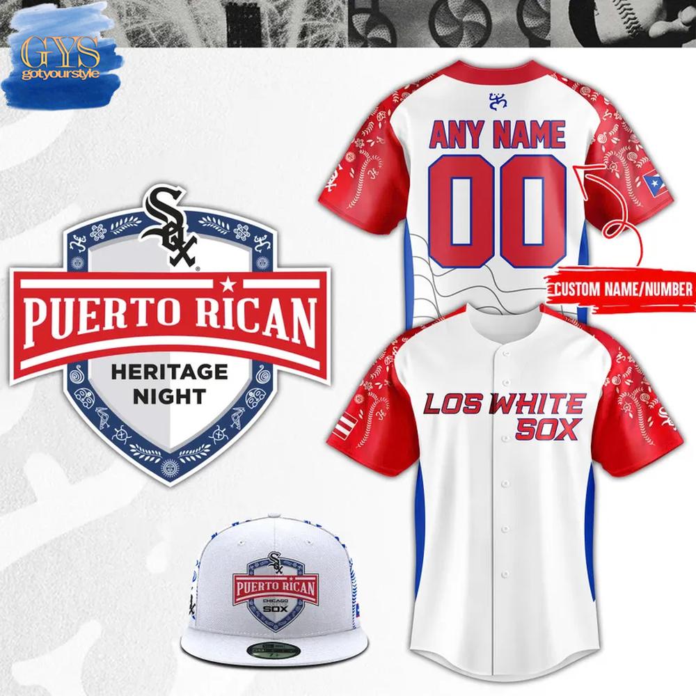 Chicago White Sox Puerto Rican Heritage Night Limited Edition Baseball Jersey