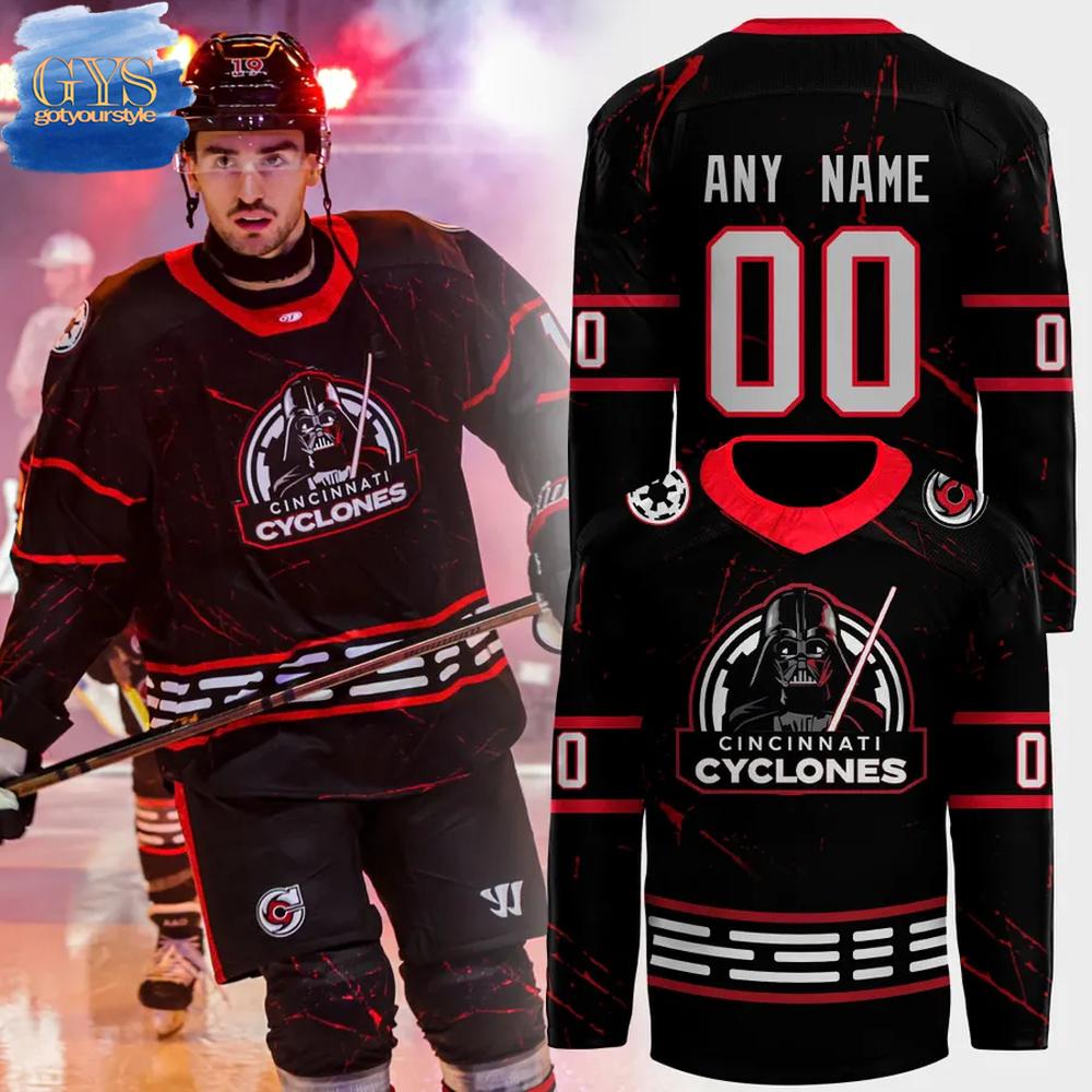 Cincinnati Cyclones X Star Wars New Special Edition Hockey Jersey