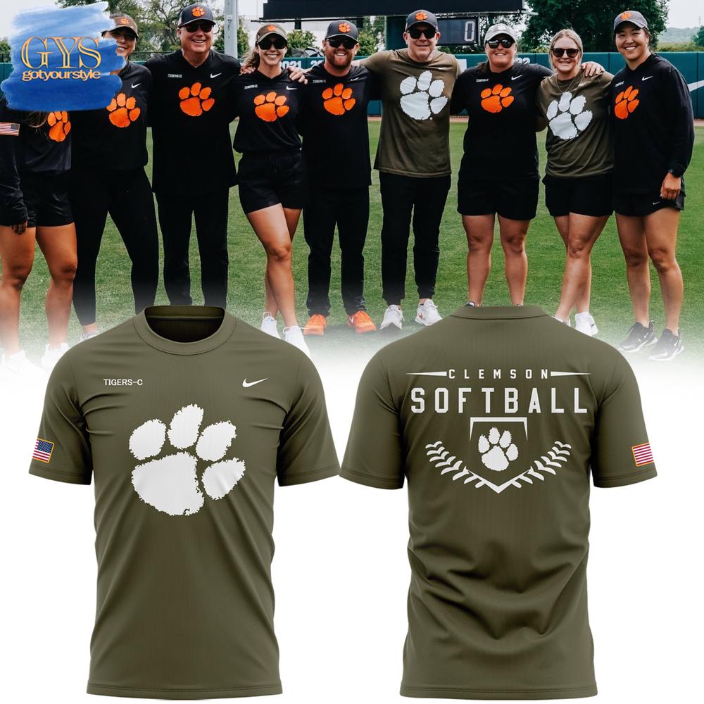 Clemson Softball Military Appreciation Limited Edition Merch Collection