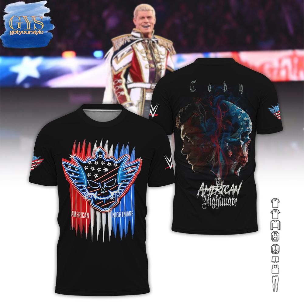 Cody Rhodes American Nightmare Limited Edition Merch Collection